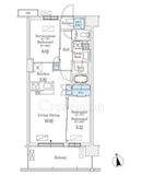 スカイグランデ津田沼 623 間取り図