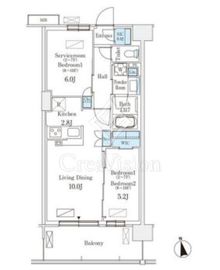 スカイグランデ津田沼 623 間取り図