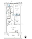 スカイグランデ津田沼 914 間取り図