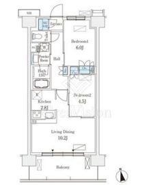 スカイグランデ津田沼 914 間取り図