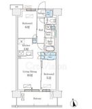 スカイグランデ津田沼 918 間取り図