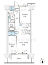 スカイグランデ津田沼 919 間取り図