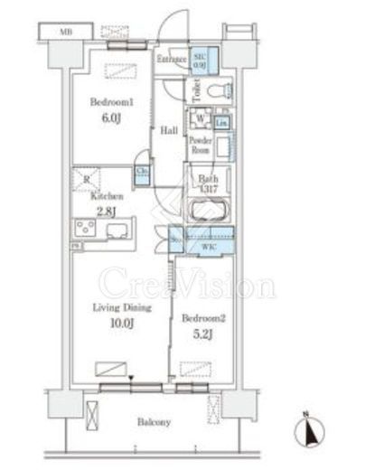 スカイグランデ津田沼 920 間取り図