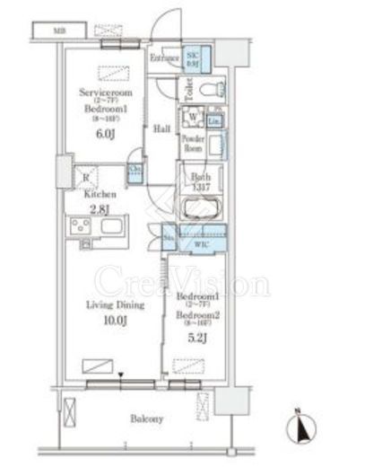 スカイグランデ津田沼 922 間取り図