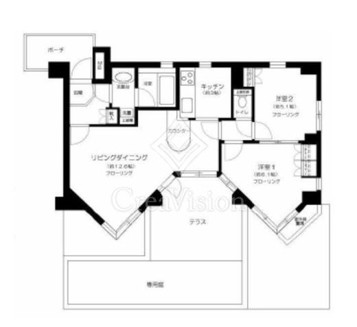 ジェイパーク高田馬場プレジャーステージ 1階 間取り図