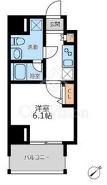 プライマル横濱平沼橋 802 間取り図