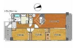 ライオンズマンション東大島第2 2階 間取り図