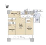 セントラルレジデンス シティタワー池袋 25階 間取り図