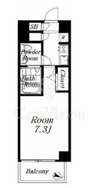 プレール・ドゥーク東品川 3階 間取り図