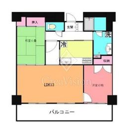 パレール川崎 11階 間取り図