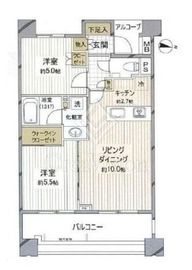 アールブラン二子多摩川レジデンス 5階 間取り図