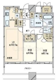 パークシティ武蔵小杉ザ・グランドウイングタワー 36階 間取り図