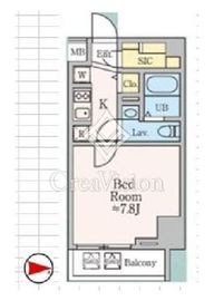 ドゥーエ西大島Ⅲ 602 間取り図