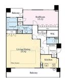 クリオレミントンハウス文京播磨坂 7階 間取り図