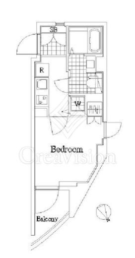 エクセリア渋谷富ヶ谷 4階 間取り図