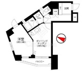 スカーラ西新宿シティプラザ 4階 間取り図