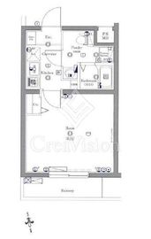 クレイシア西早稲田 3階 間取り図
