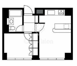 マナハウス四谷 101 間取り図