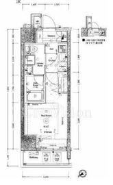アクサス汐留 6階 間取り図