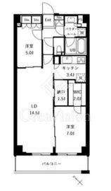 ザ・ケンジントン・レジデンスときわ台 414 間取り図