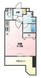 シャルムコート新宿ステーションパレス 8階 間取り図