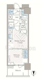 パークシティ中野ザタワーエアーズ 6階 間取り図