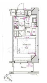 ラフィスタ伊勢佐木長者町駅前イースト 702 間取り図