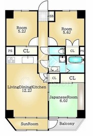目黒プラザ 12階 間取り図