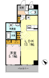 ル・シャトー・オンジェム 602 間取り図