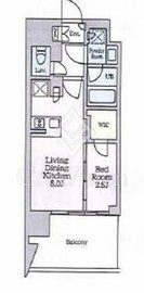 クレストコート東陽町 1001 間取り図