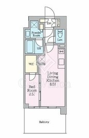 クレストコート東陽町 1002 間取り図