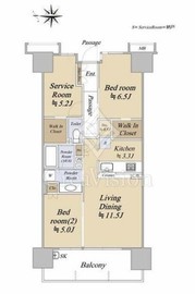 シティテラス金町 4階 間取り図