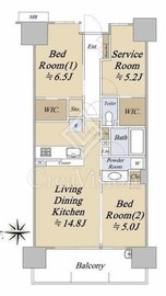 シティテラス金町 3階 間取り図