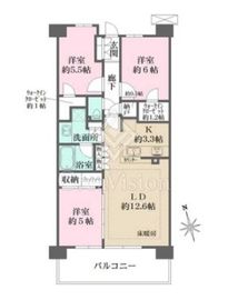 ザ・パークハウスオイコス鎌倉大船 6階 間取り図