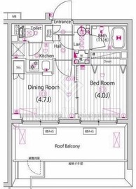 ガーラ・ステーション横浜大口 5階 間取り図