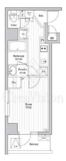 レジデンス横浜天王町 501 間取り図