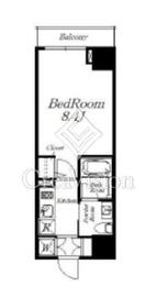 ガリシア新御徒町 7階 間取り図