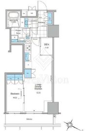 ルフォンプログレ北新宿 1107 間取り図