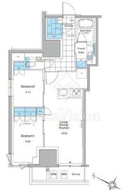 ルフォンプログレ北新宿 1101 間取り図