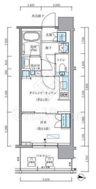 パークアクシス新大橋 902 間取り図