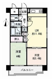 藤和中野坂上コープ 6階 間取り図