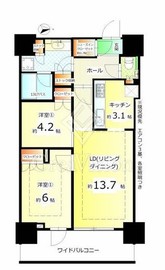 パークシティ中野ザタワーエアーズ 4階 間取り図