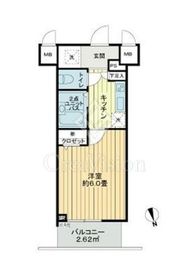 グローバン板橋 8階 間取り図