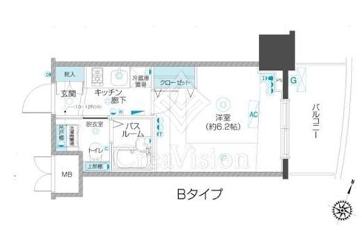 フェニックス板橋大山 8階 間取り図