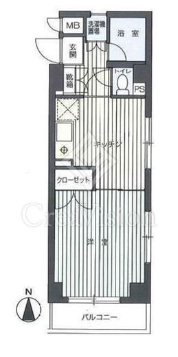 フェニックス明大前 5階 間取り図