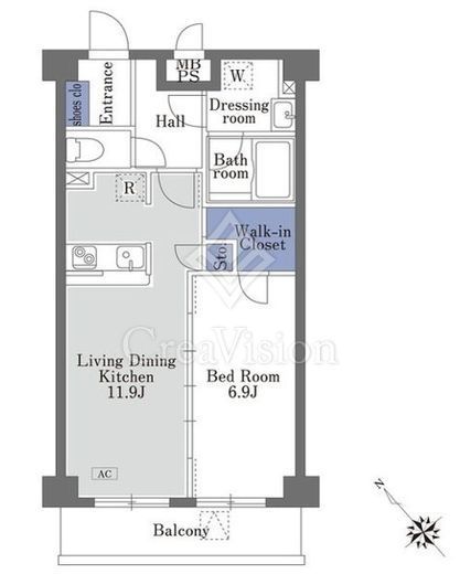 サンハイム戸塚 506 間取り図