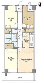 グランフォンテ 202 間取り図