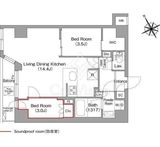 コンフォリア・リヴ平井MUTIO 202 間取り図