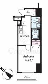 ライジングプレイス巣鴨 9階 間取り図