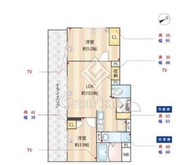 HJクラウンⅡ 101 間取り図